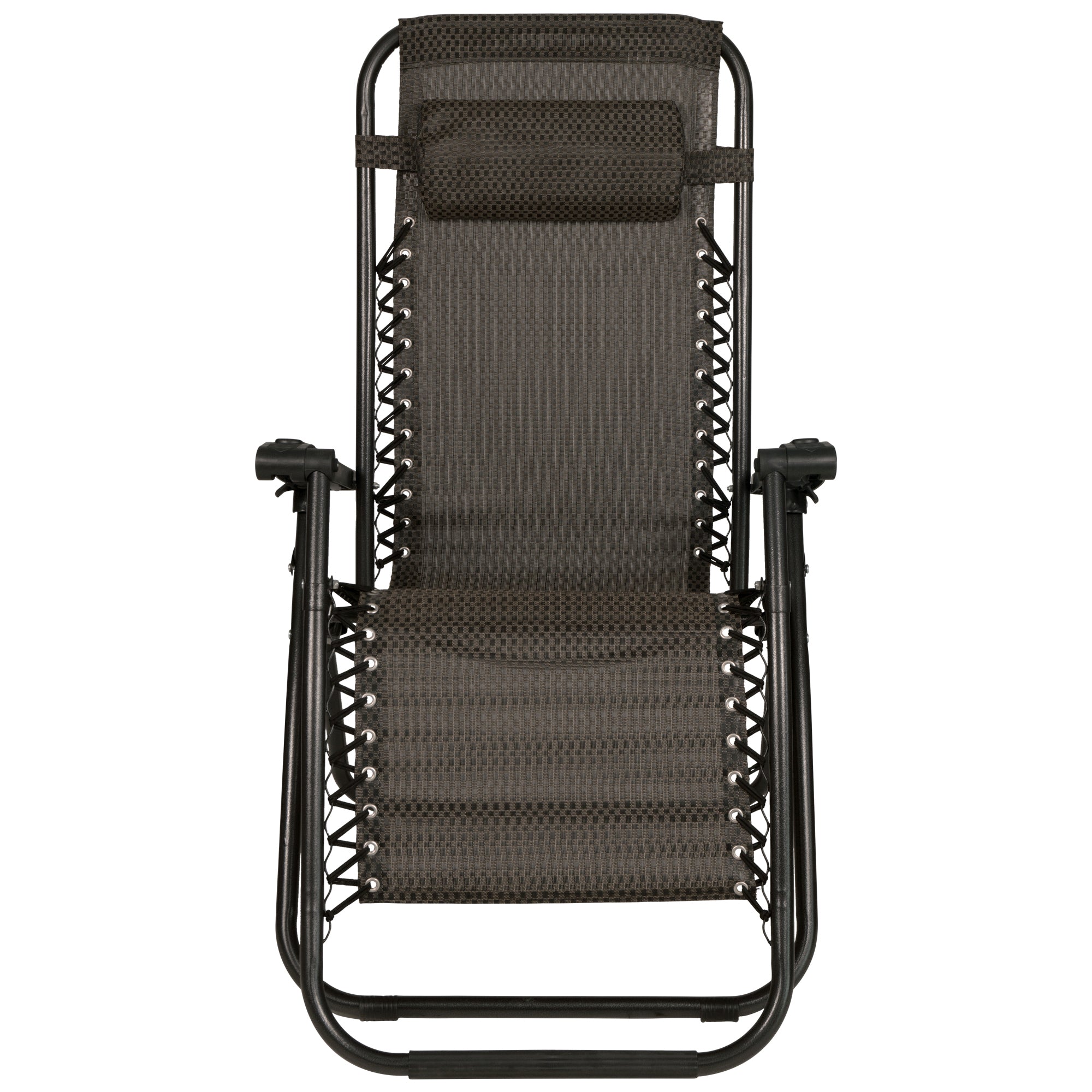 Story@Home Metal Brown Solid 1 U Foldable Chair