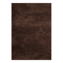 Solid Pattern Dark Brown Carpet for Living Room & Bedroom