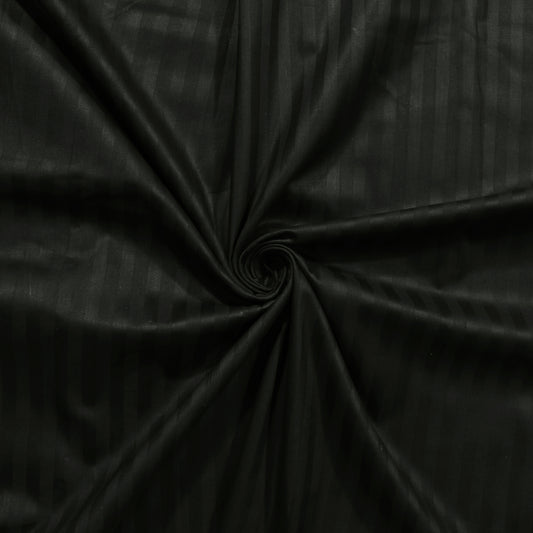 Avalon Black 300 TC 100% Cotton Single Size Bedsheet