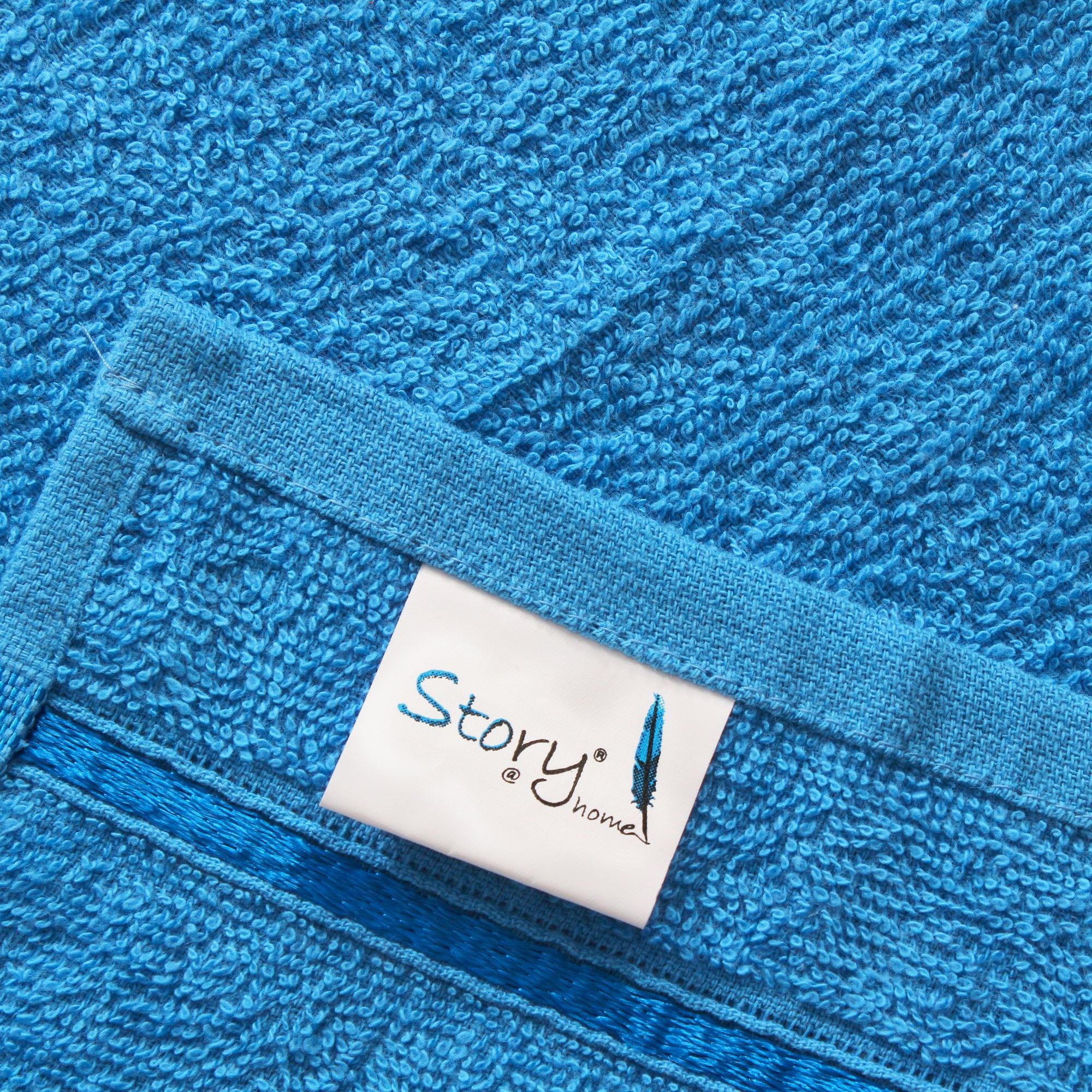 Story@Home 30 Units 100% Cotton Face Towels - Blue