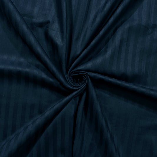 Avalon Dark Blue 300 TC 100% Cotton Single Size Bedsheet