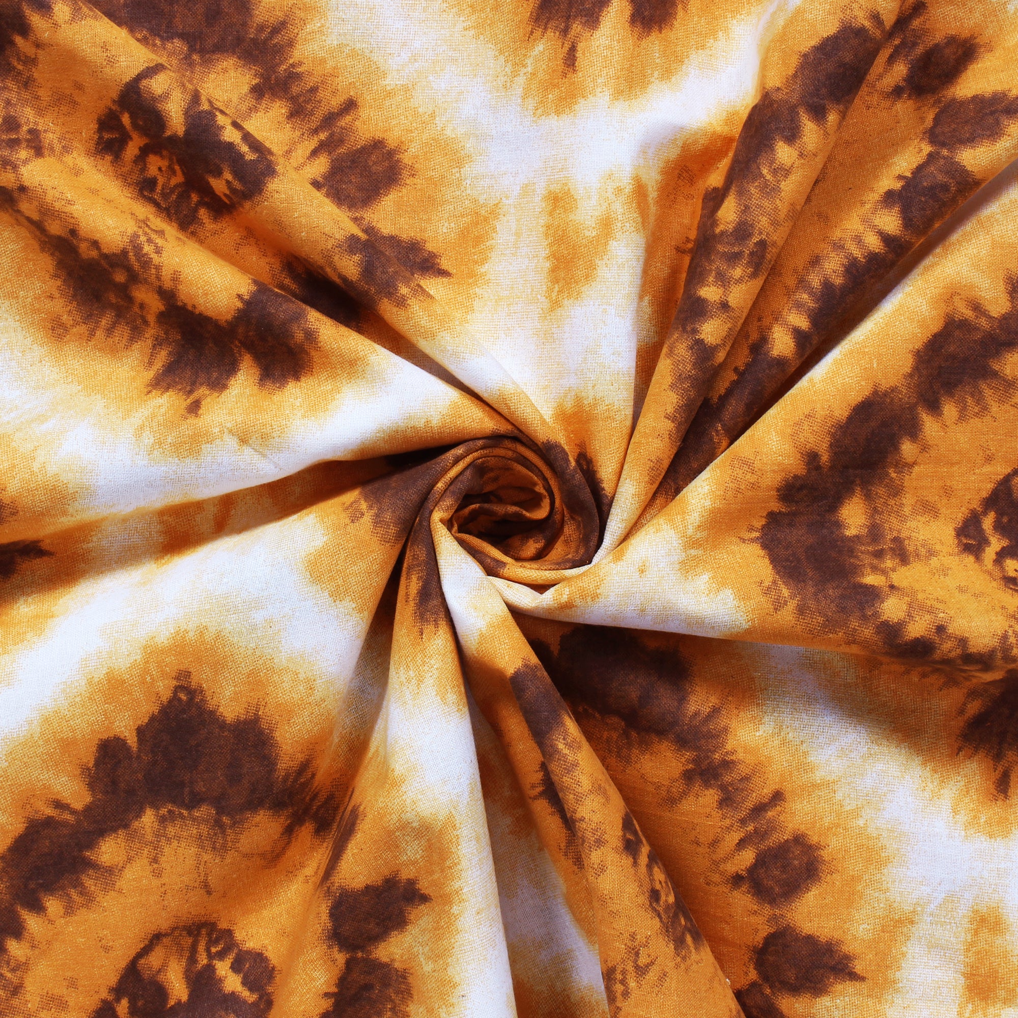 Ventura 152 TC 100% Cotton Orange Double Bedsheet