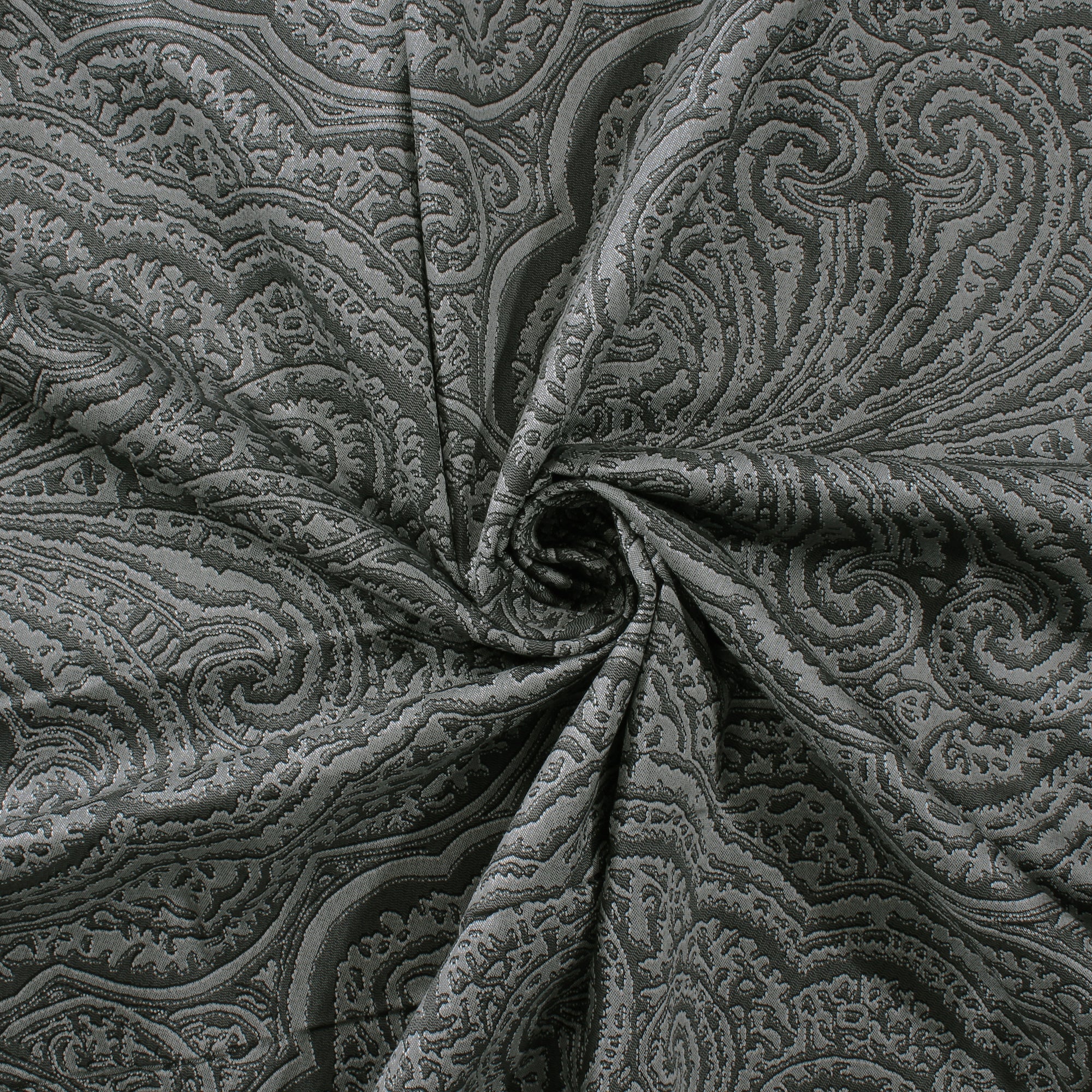 MOLLIS HOMES SUPER KING SIZE BEDSHEET - Ogee Pattern, Smoke
