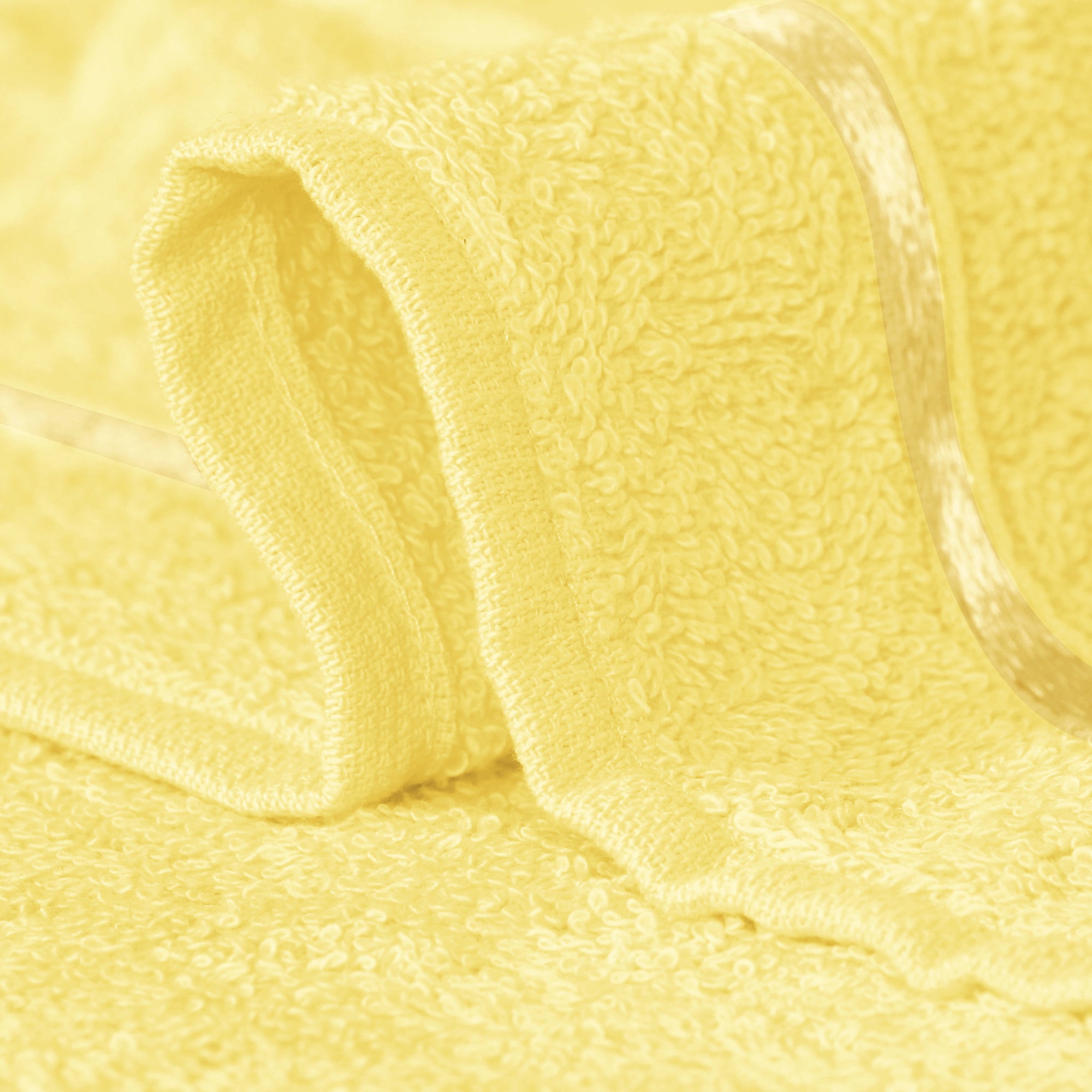 Story@Home 20 Units 100% Cotton Face Towels - Lemon Yellow