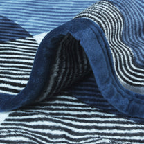 BLANKET LUXE Blue/Grey Single Size Luxe Blanket