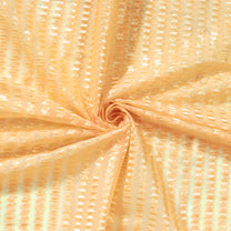 2 Pcs Orange Sheer Net Polyester Window/Door Curtains