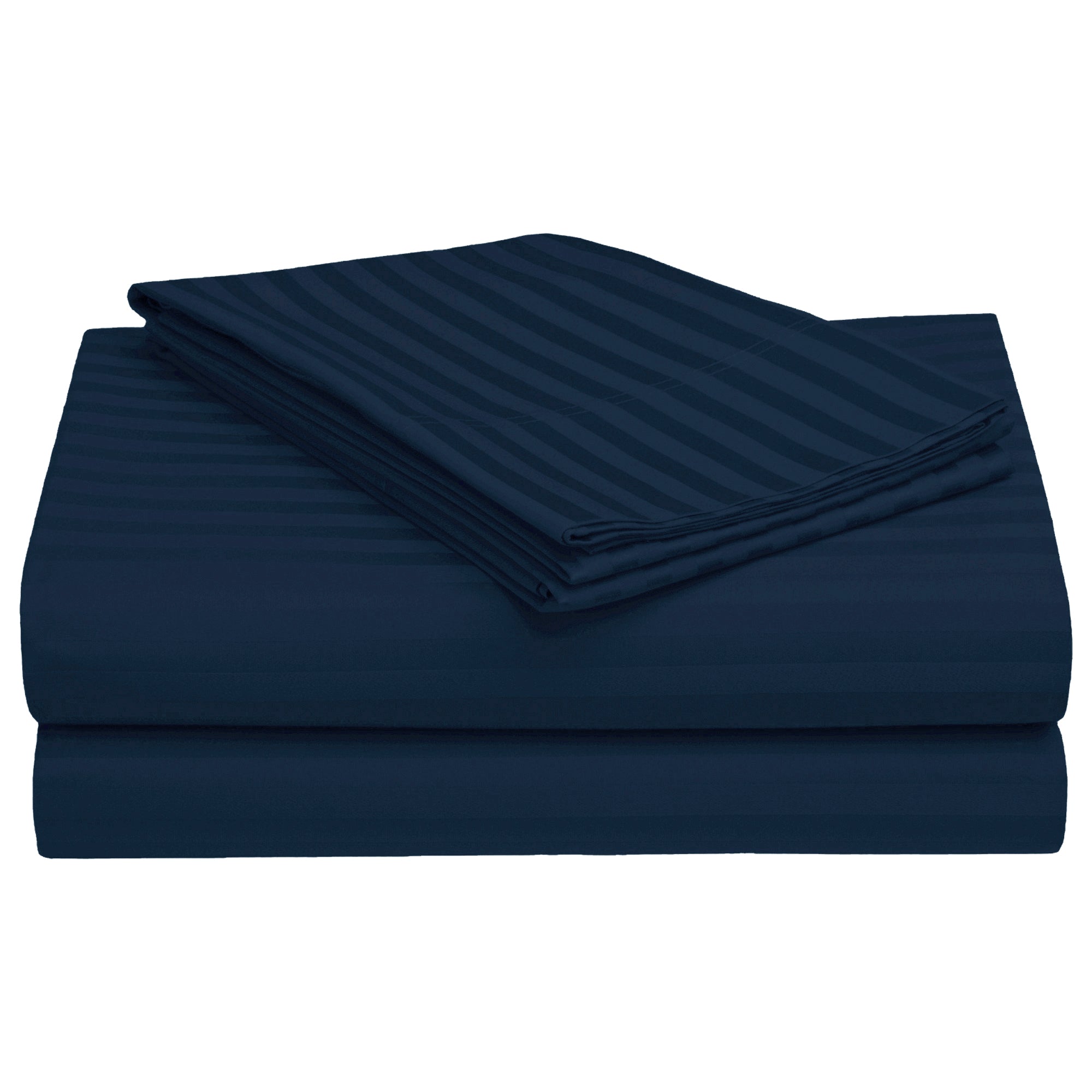 PAVO Tranquil Luxurious Premium Hotel Quality  (Midnight Blue) King size Bedsheet