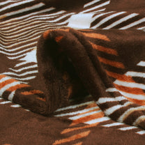 BLANKET BLAZE SINGLE Brown Single Size Blaze Blanket