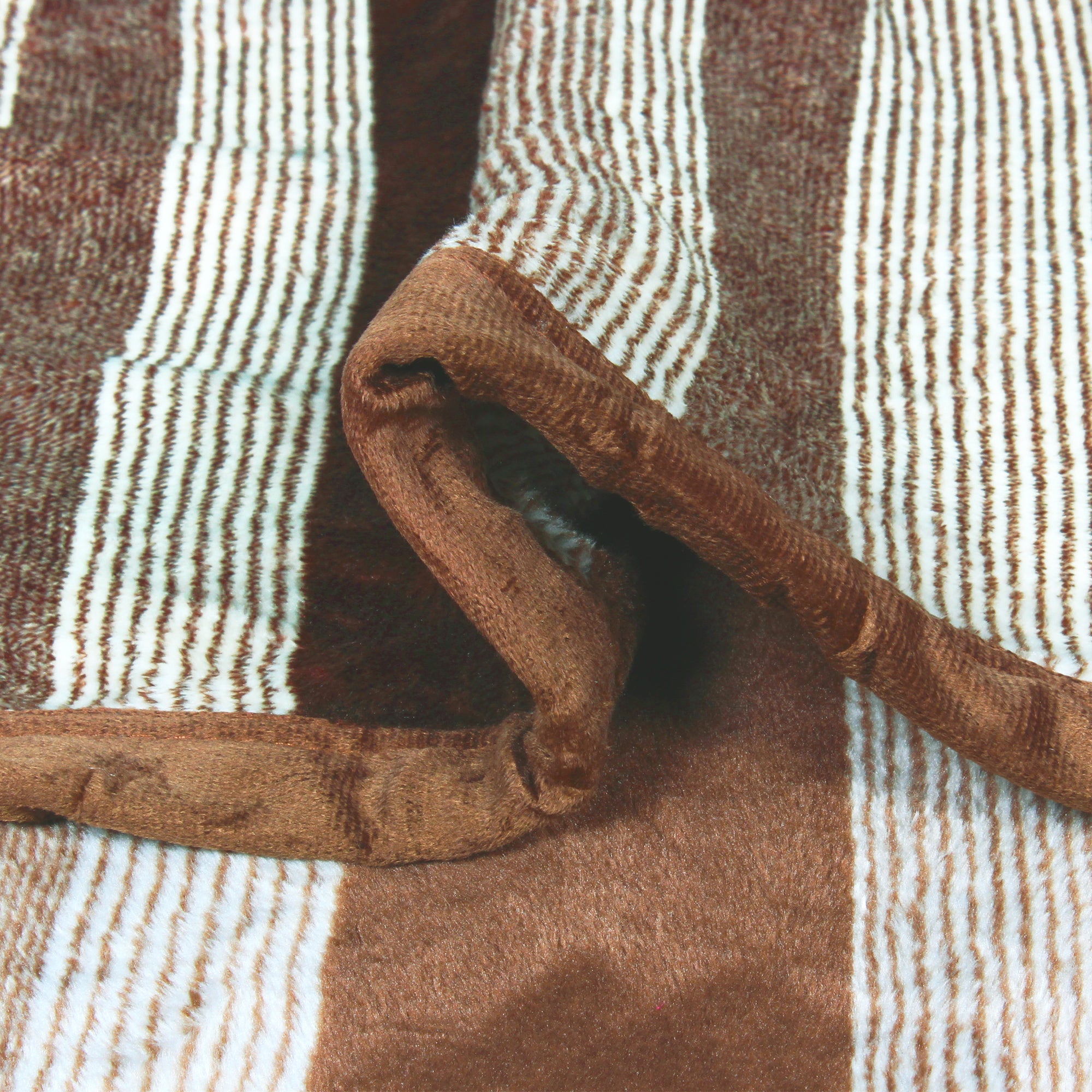 Premium Brown Single Flannel Blanket