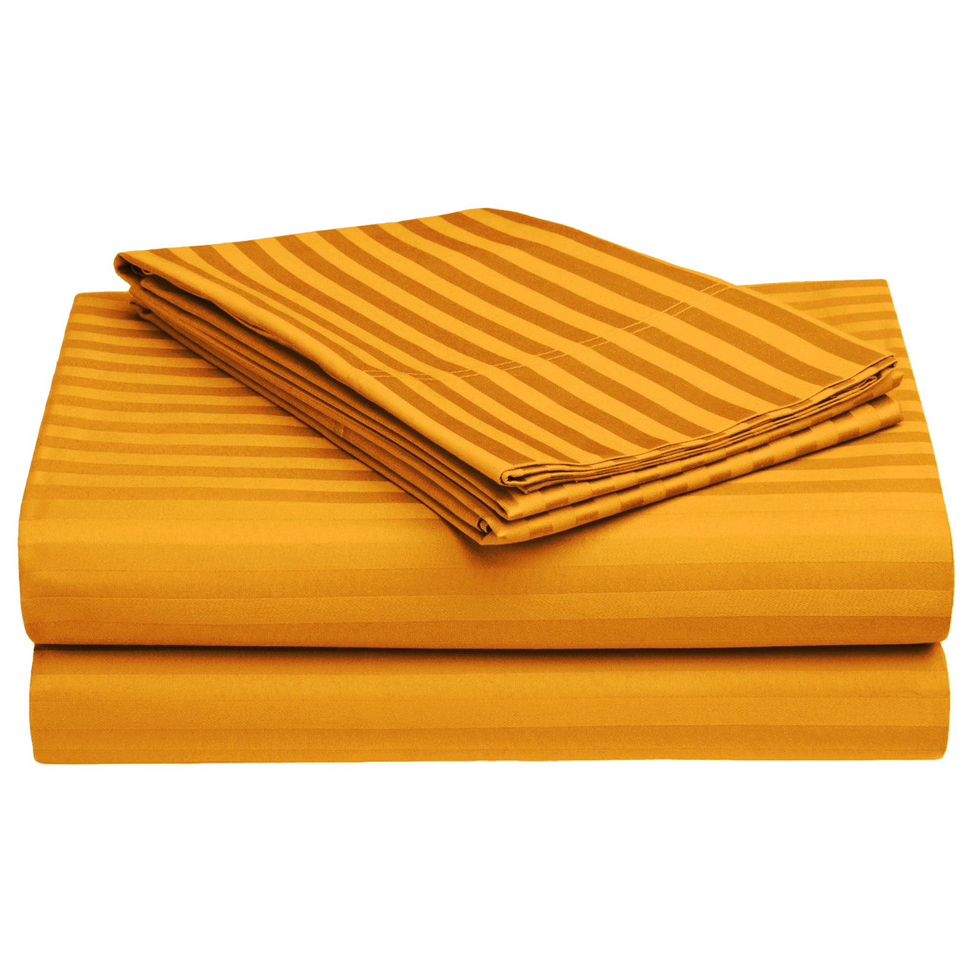 PAVO Tranquil Luxurious Premium Hotel Quality  (Honey Orange) King size Bedsheet