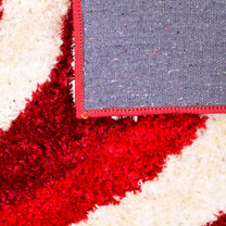 Abstract Pattern Red Carpet for Living Room & Bedroom