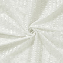 2 Pcs White Sheer Net Polyester Long Door Curtains