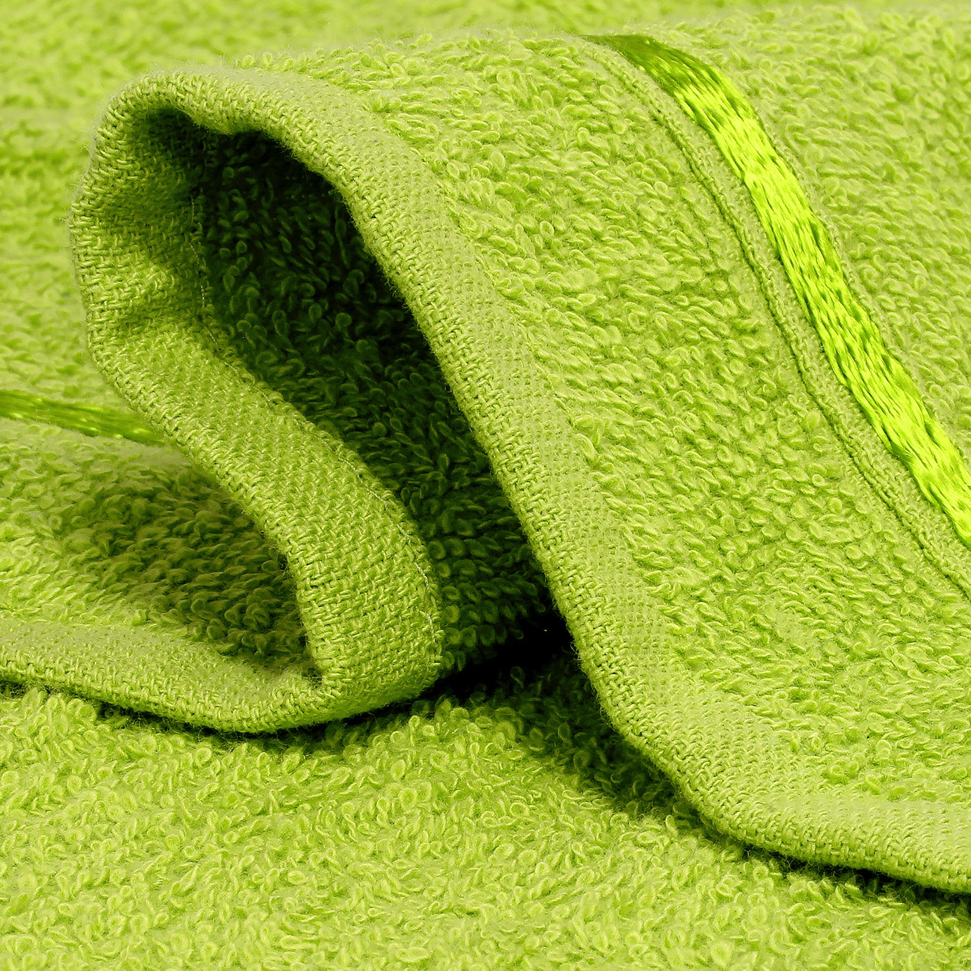 Story@Home 2 Units 100% Cotton Bath Towels - Navy Blue and Green