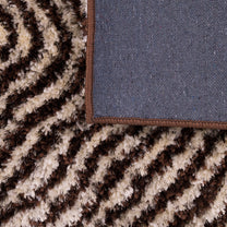 Abstract Pattern Brown Carpet for Living Room & Bedroom
