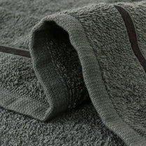 Story@Home 4 Units 100% Cotton Ladies Bath Towel - Charcoal Grey