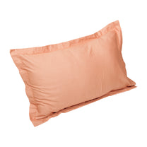 Avalon Tangy Peach 300 TC 100% Cotton Single Size Bedsheet
