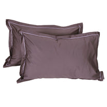 400 TC 100% Cotton Dark Purple 1 Unit King size Bedsheet with 2 pillow Covers