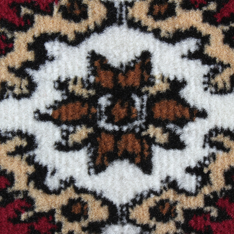 Red Ethnic Rustico Rug/Carpet with Anti Skid Backing – StoryAtHome.com