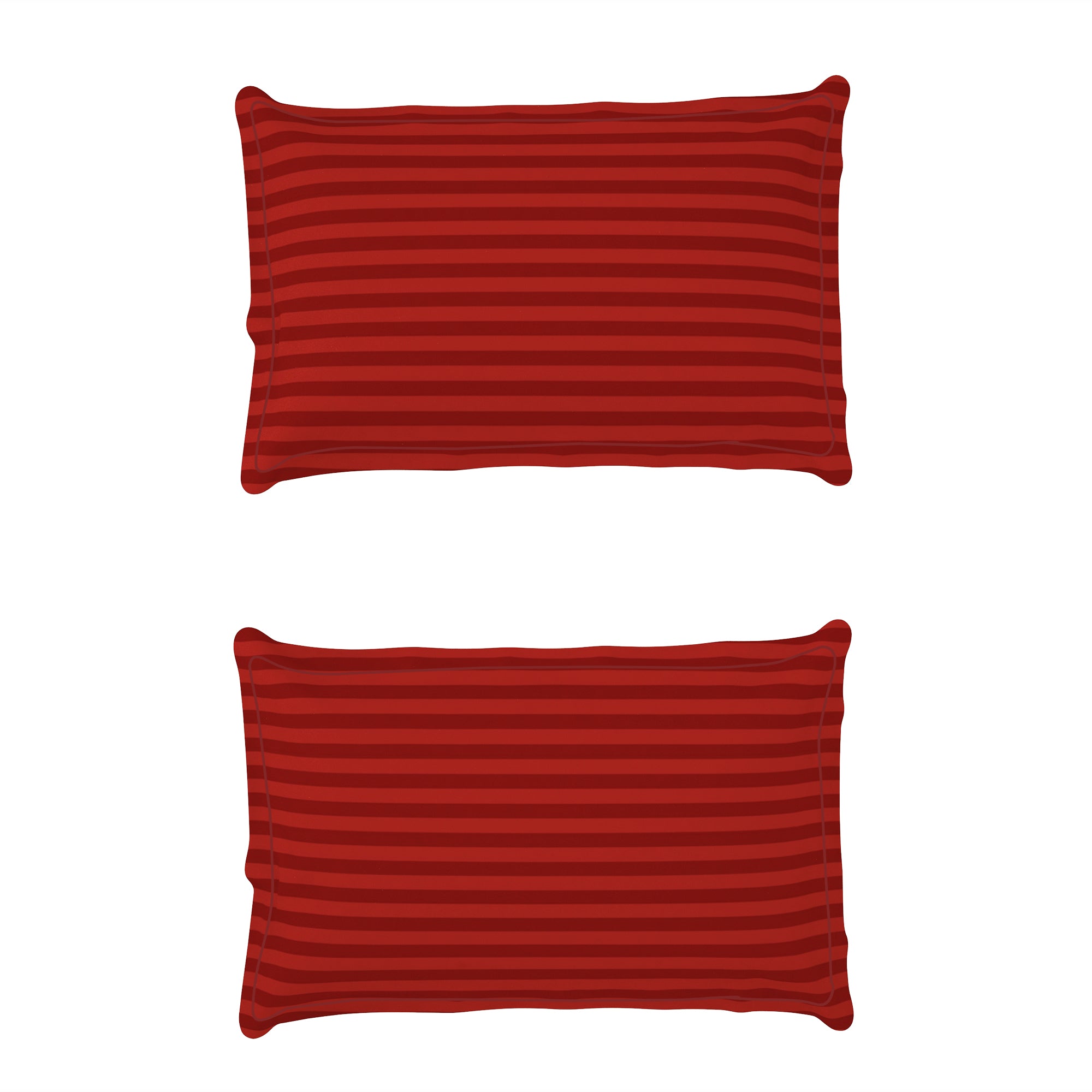 300 TC Red 1 King Size Bedsheet With 2 Pillow Cover