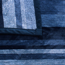 Premium Dark Blue Single Flannel Blanket