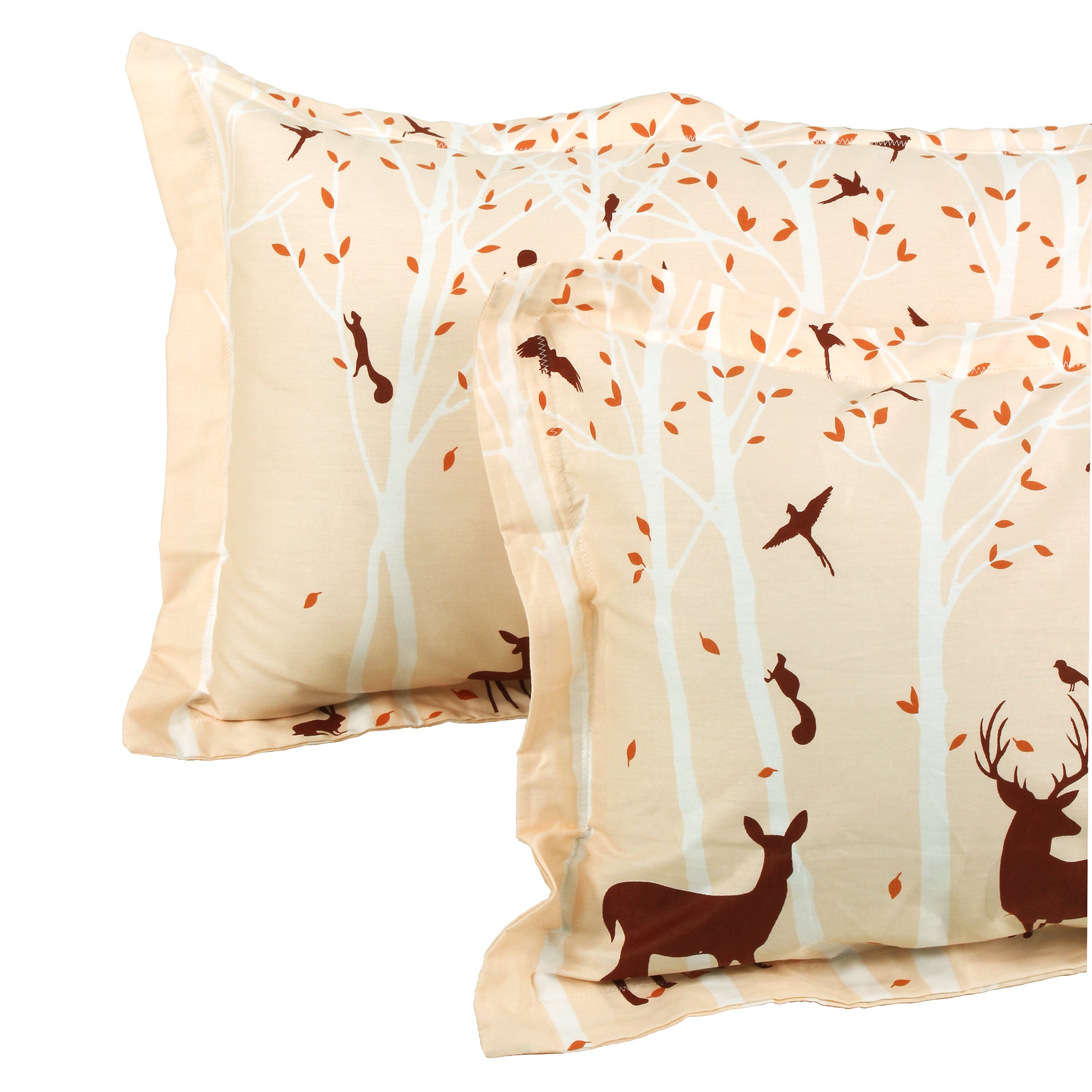 Forever 210 TC Orange King Size Bedsheet