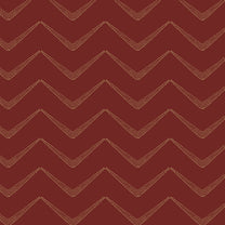 Story@Home Red Chevron Polyester 6 pcs of Alegra Cushion Covers