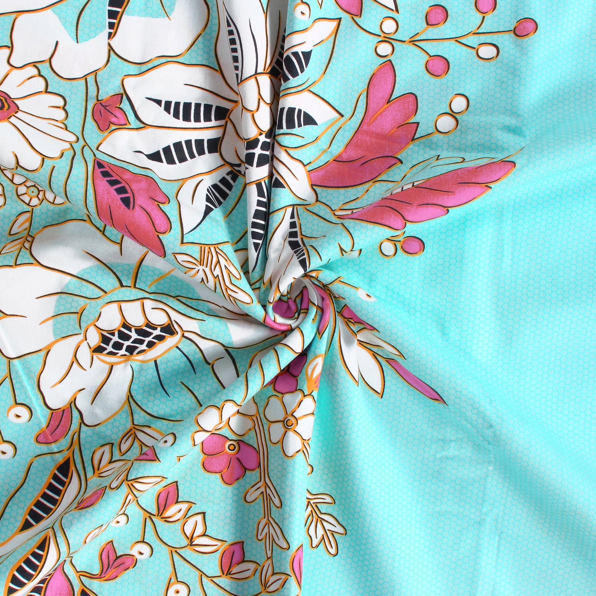 Forever Gold 210 TC Light Blue Double Size Bedsheet