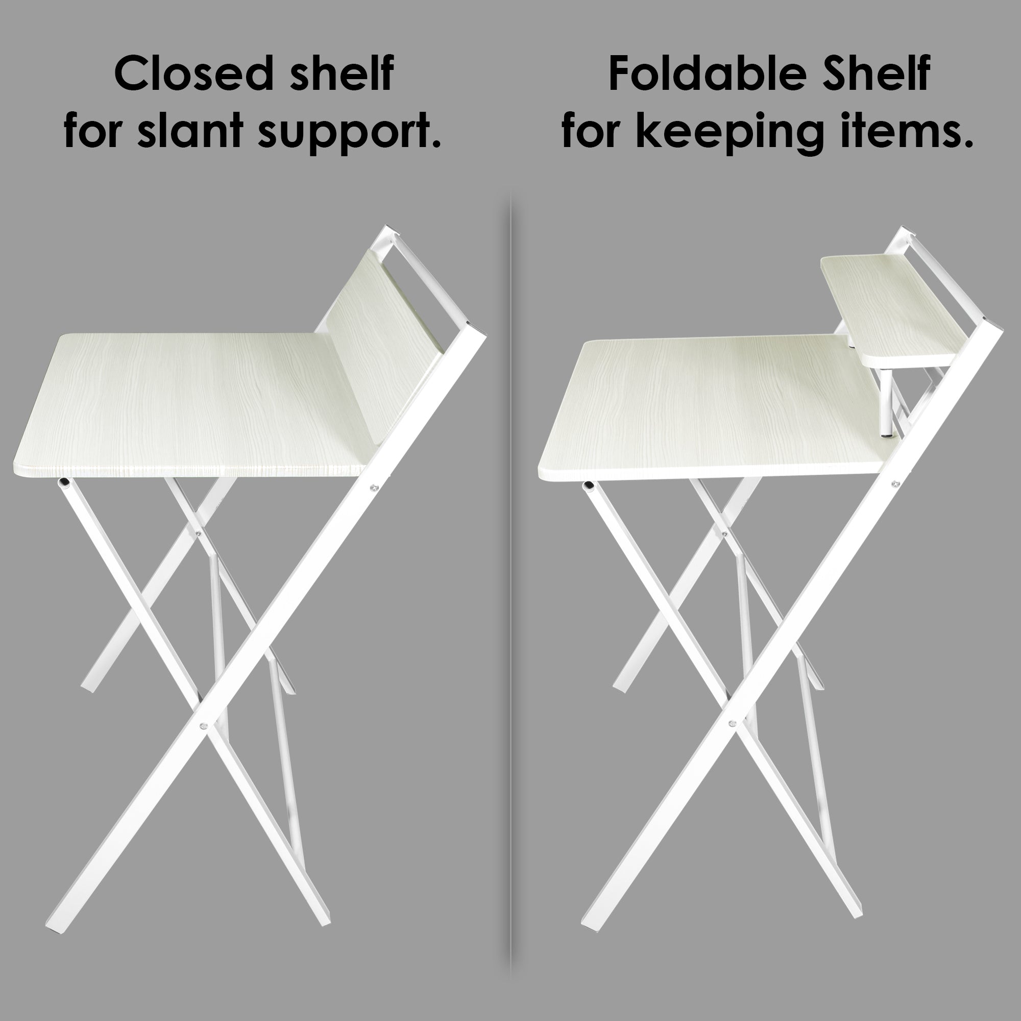 Multipurpose White Foldable Table