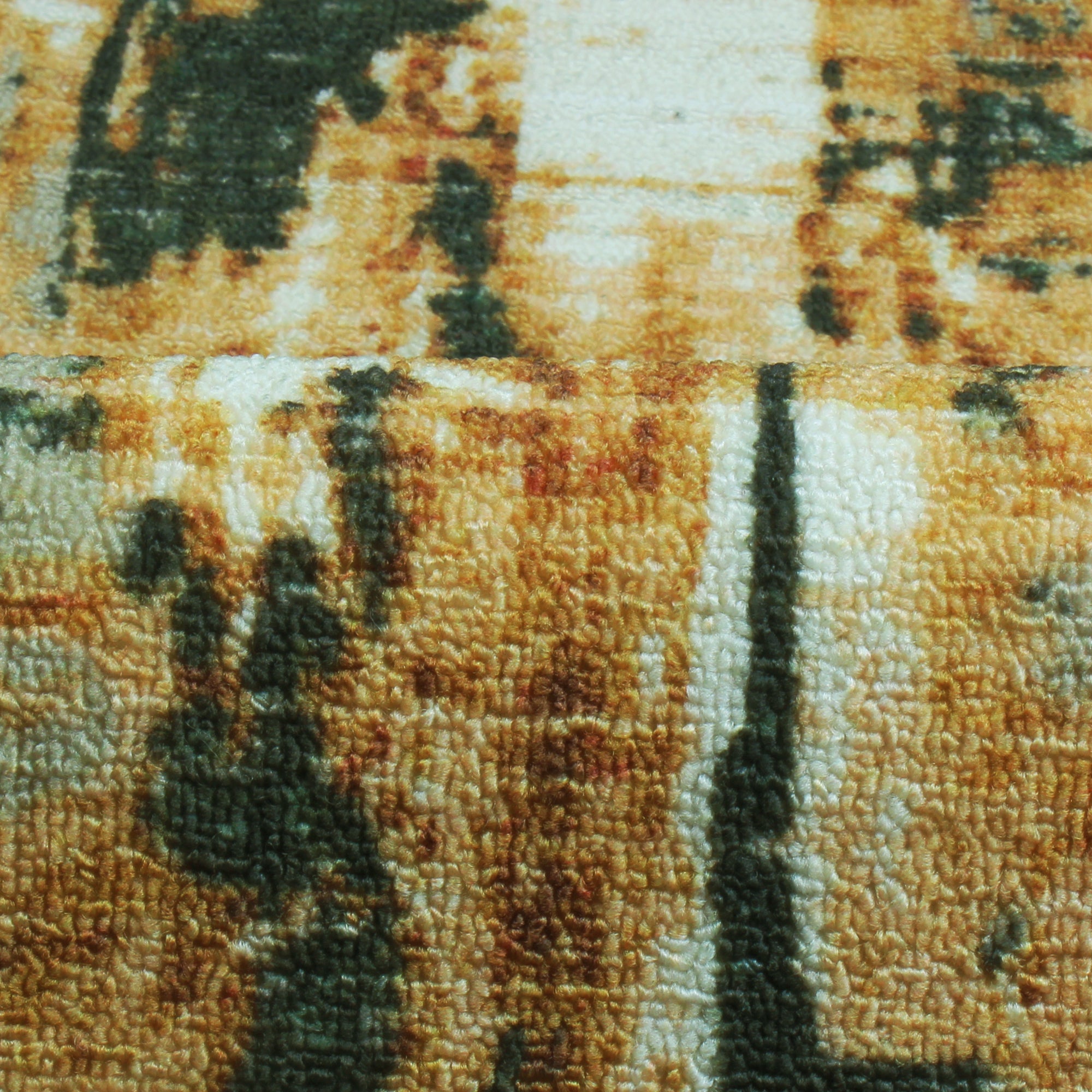 Ethnic Grunge Pattern Beige & Brown Rustico Rug/Carpet