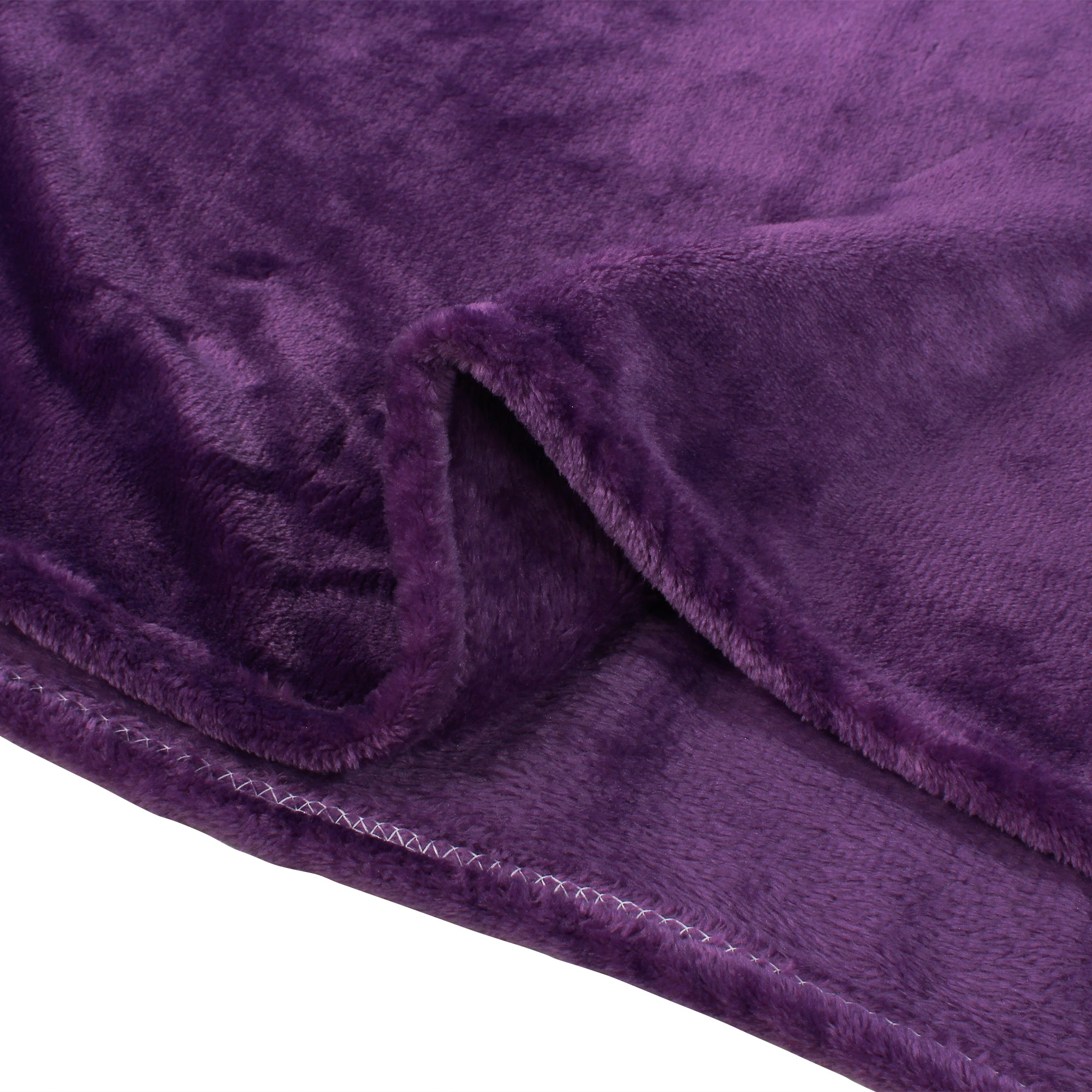 Premium Purple Double Flannel Blanket