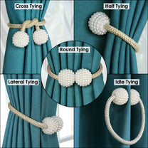 Set of 2 Magnetic Curtain Tie back