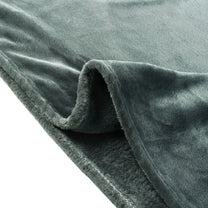 Premium  Black Double Flannel Blanket