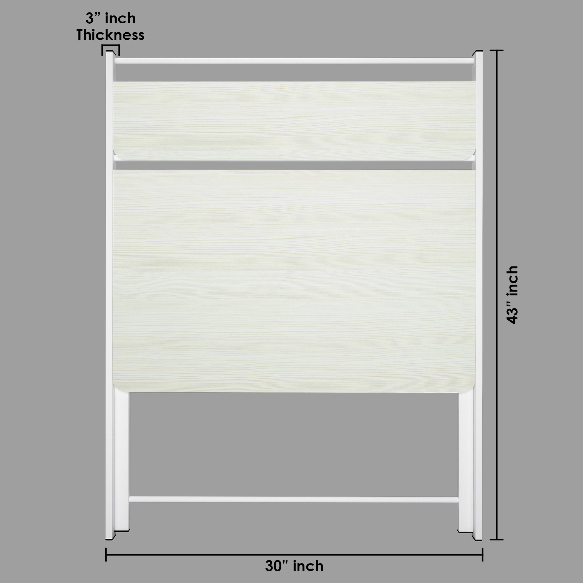 Multipurpose White Foldable Table