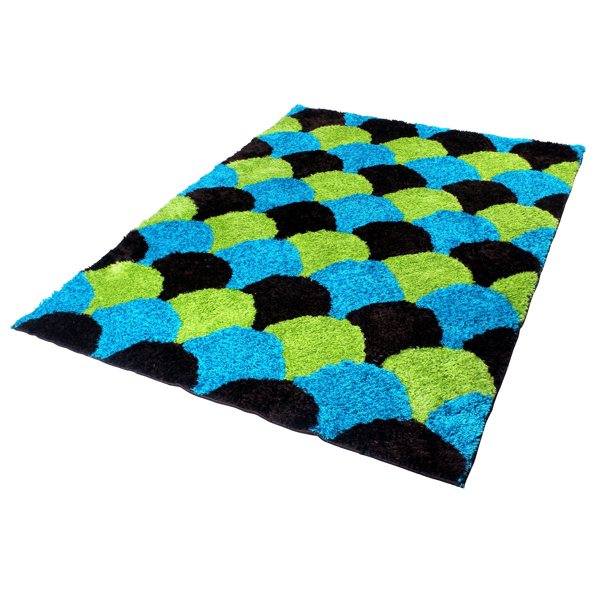 Story@Home Abstract Pattern Sky Blue 1 PC Carpet