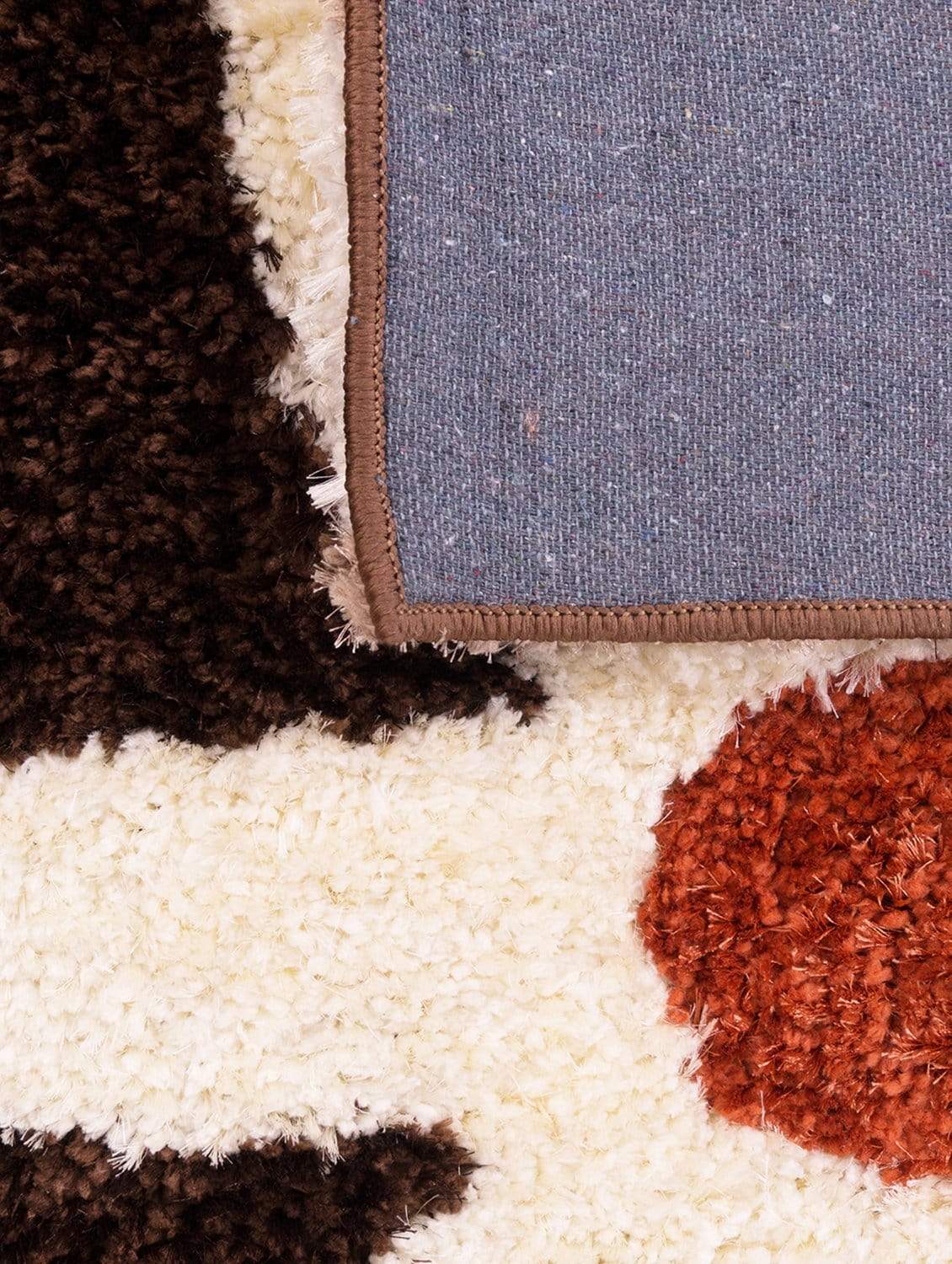 Floral Pattern Brown Carpet for Living Room