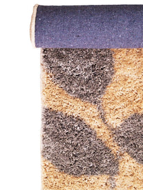 Floral Pattern Brown Carpet for Living Room & Bedroom