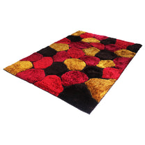 Story@Home Stone Pattern Red 1 PC Carpet