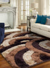 Designer Brown Shaggy Modern Carpet for Living Room