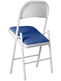 Padded Blue Metal Cafe /Kitchen/ Garden and Outdoor Folding Chair