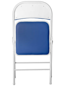 Padded Blue Metal Cafe /Kitchen/ Garden and Outdoor Folding Chair