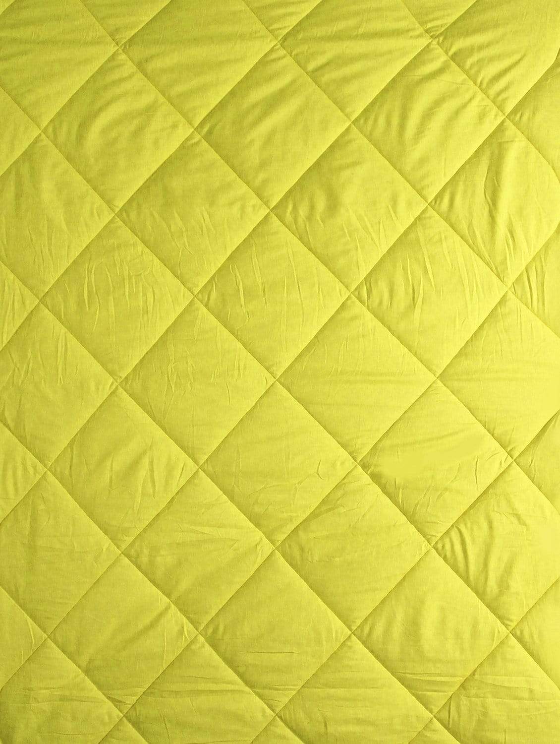 Fusion Soft Yellow & Green Dual Color Comforter Single Size - 150 cm X 225 cm