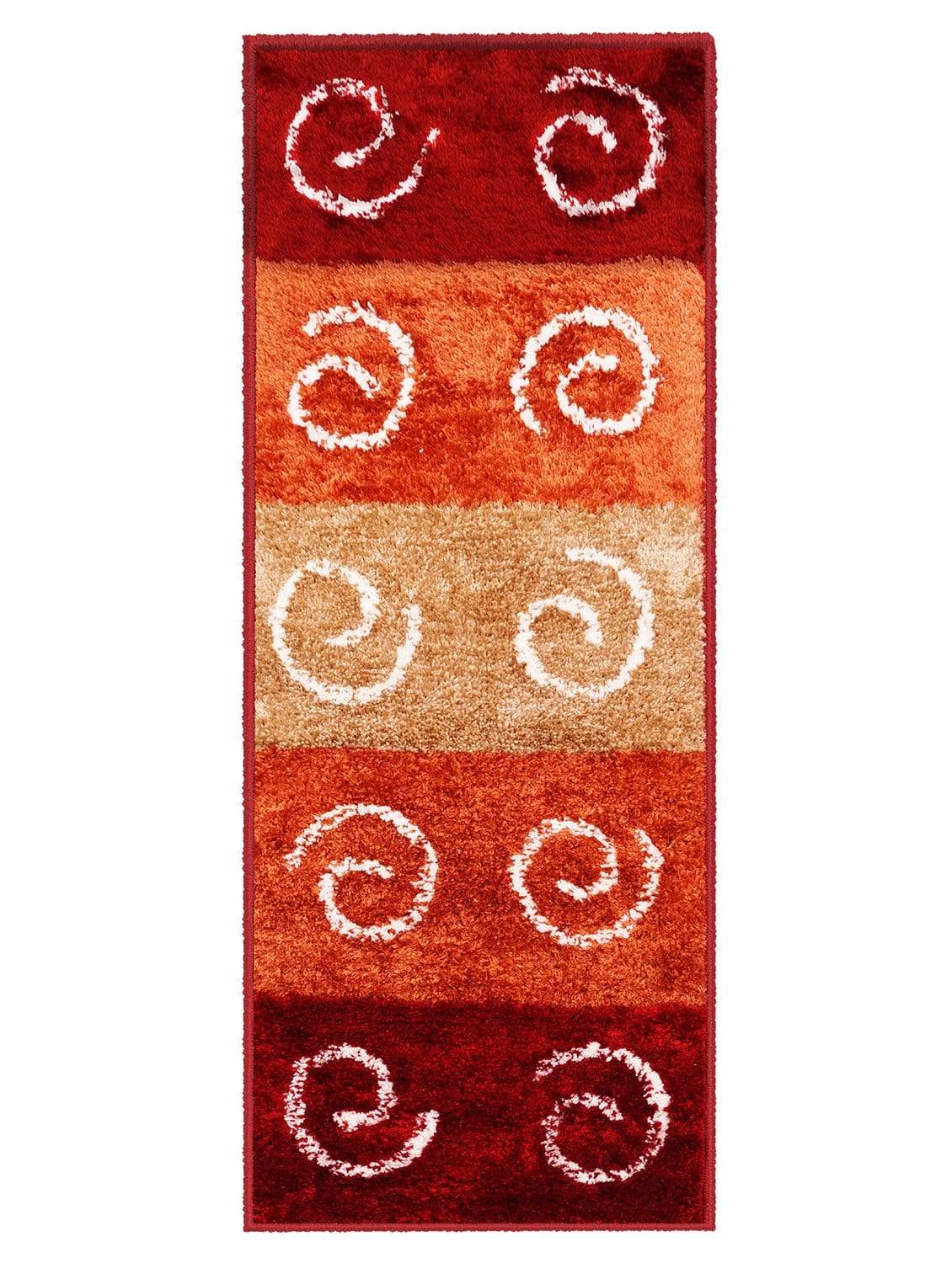 Runner Circle Red & Orange Carpet