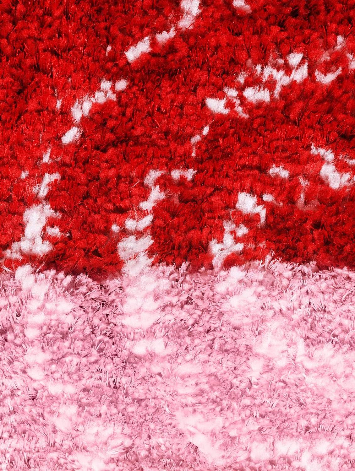 Runner Circle Red & Light Pink Carpet
