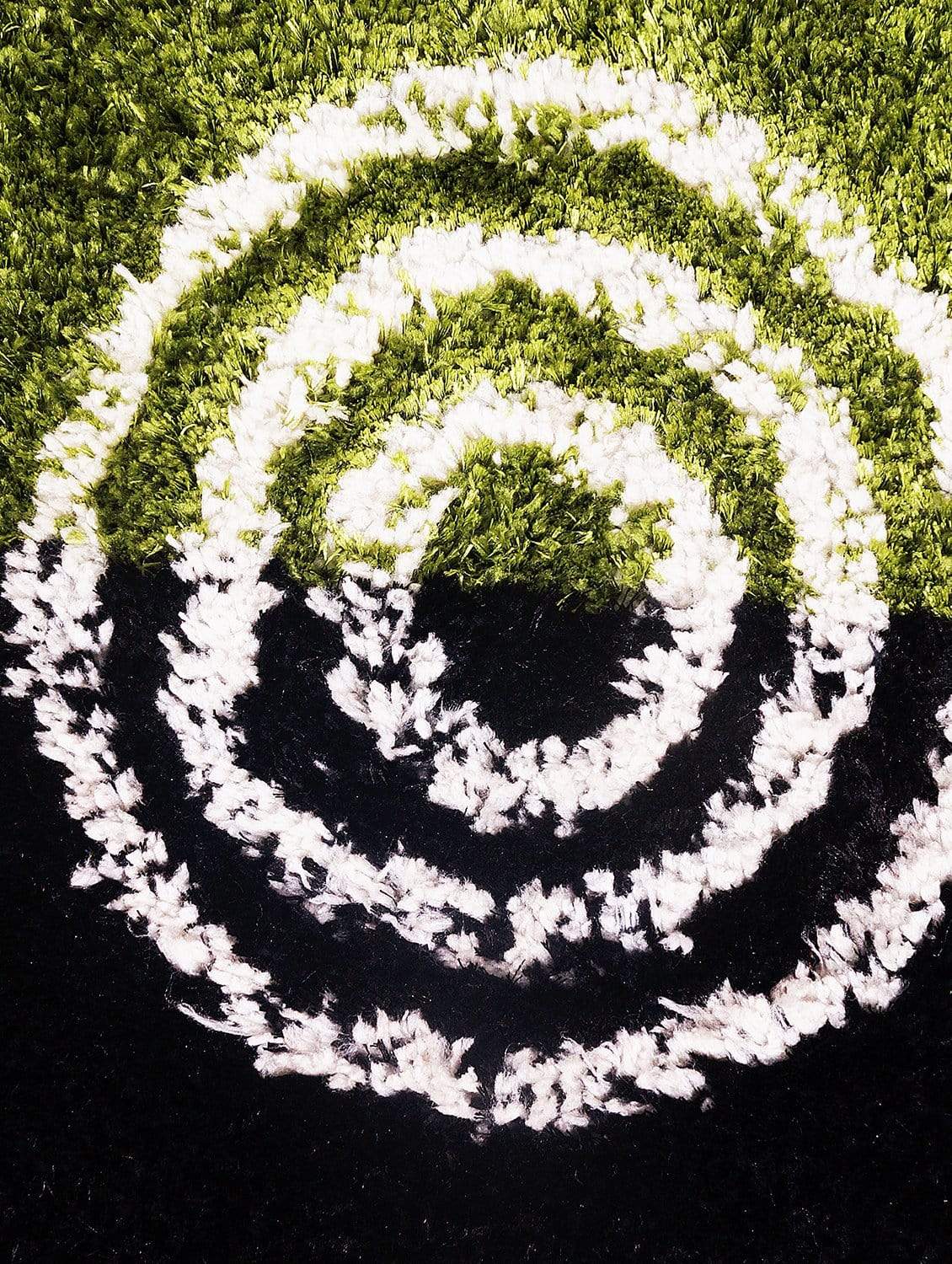 Runner Circle Blue & Green Carpet