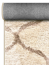 Abstract Pattern Beige Carpet for Living Room & Bedroom