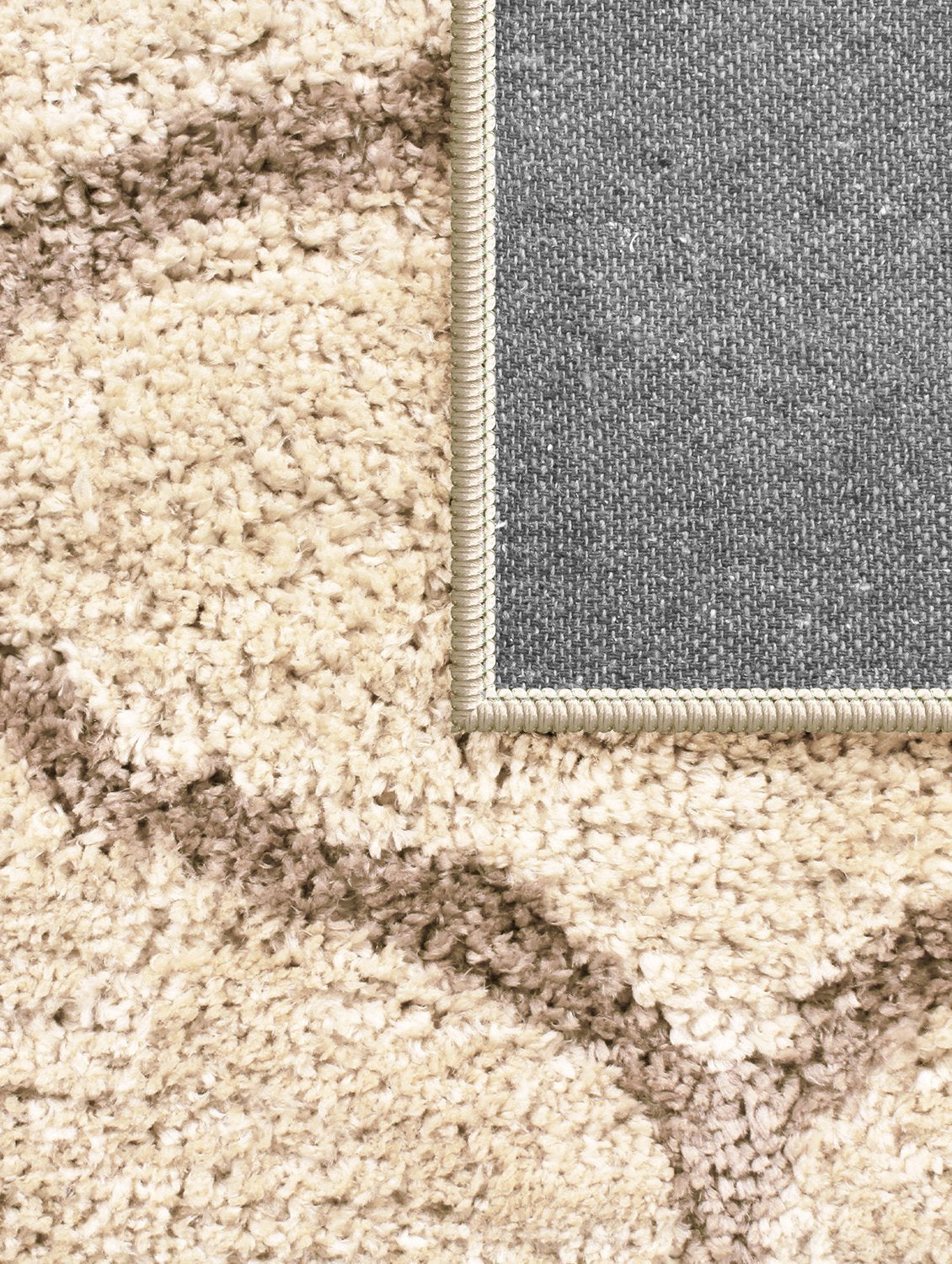 Abstract Pattern Beige Carpet for Living Room & Bedroom